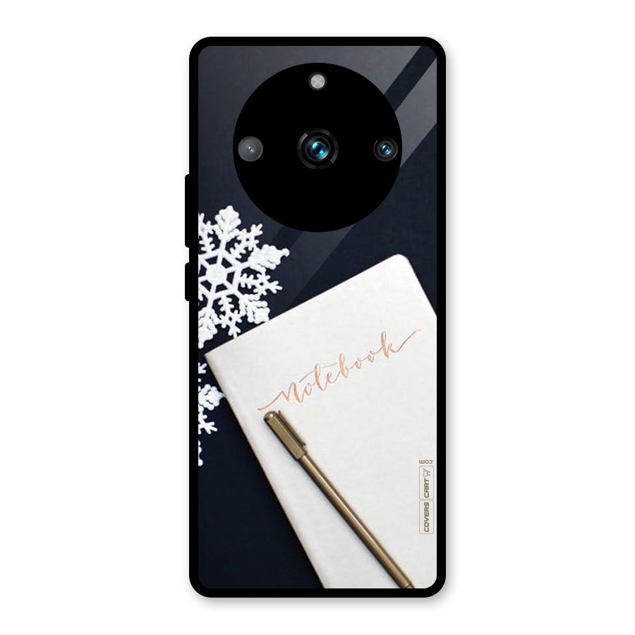 Snowflake Notebook Glass Back Case for Realme Narzo 60 Pro