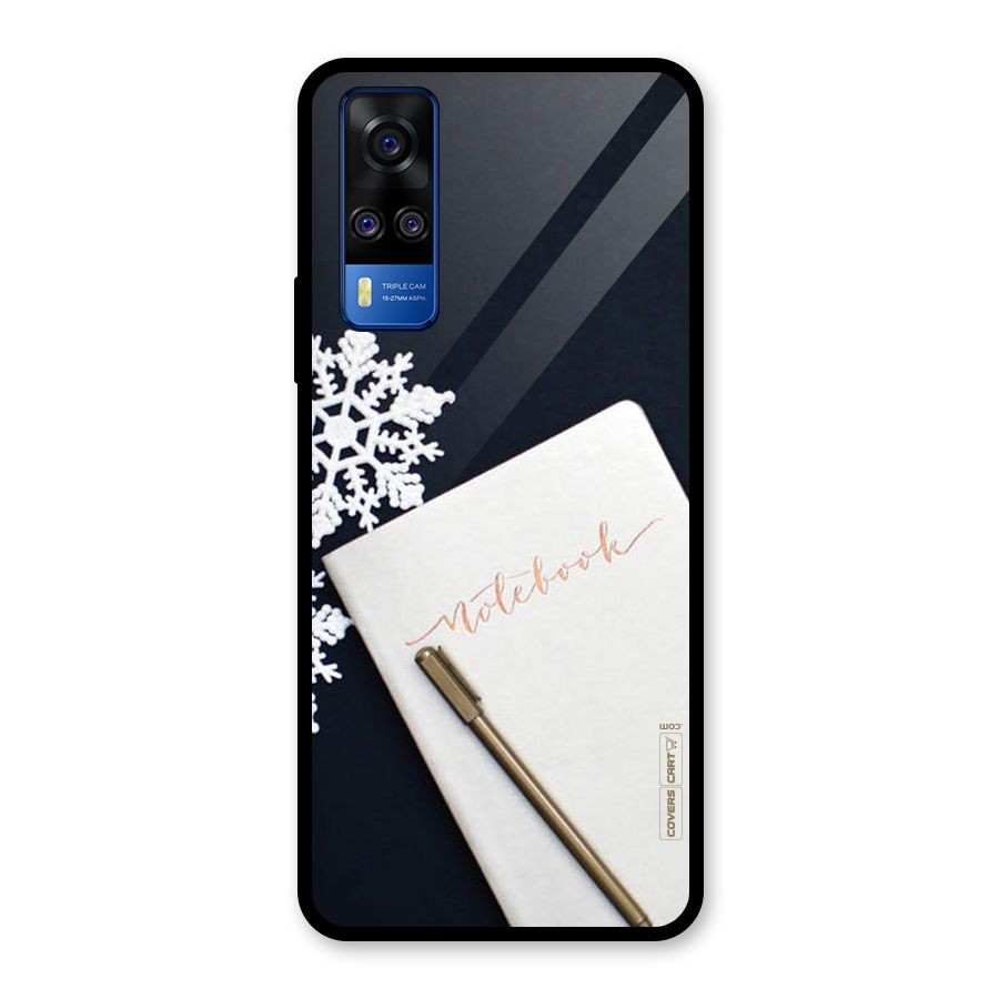 Snowflake Notebook Glass Back Case for Vivo Y31