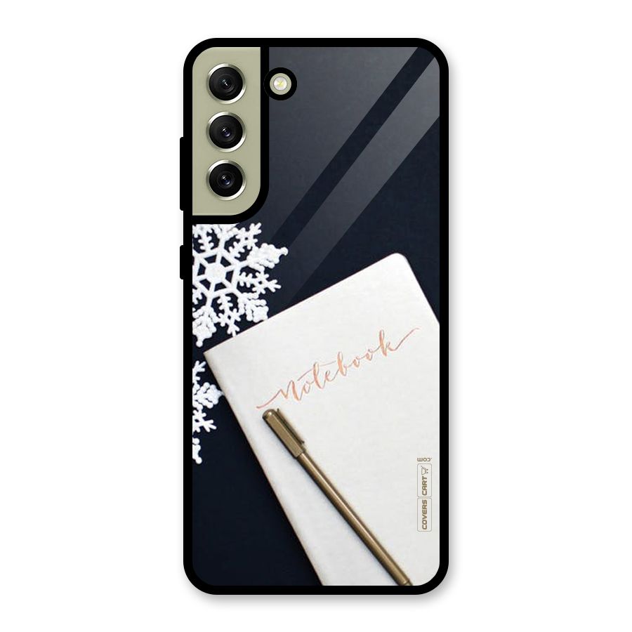 Snowflake Notebook Metal Back Case for Galaxy S21 FE 5G (2023)