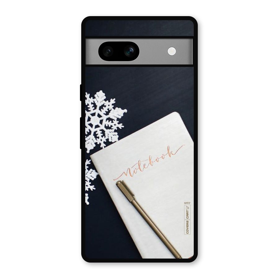 Snowflake Notebook Metal Back Case for Google Pixel 7a