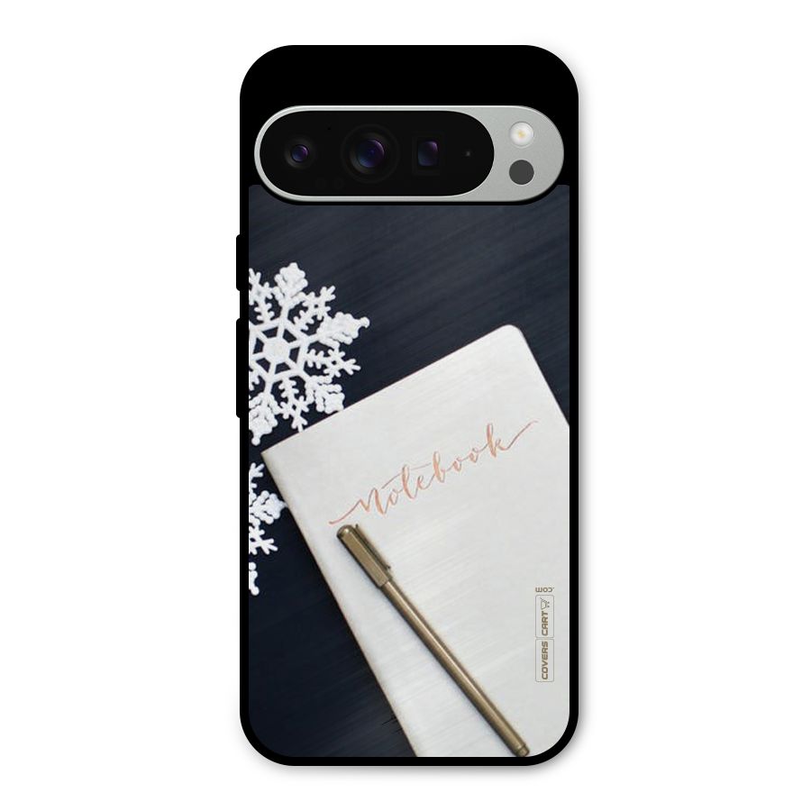 Snowflake Notebook Metal Back Case for Google Pixel 9 Pro XL