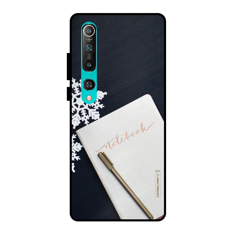 Snowflake Notebook Metal Back Case for Mi 10