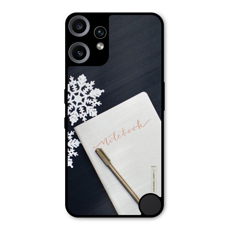 Snowflake Notebook Metal Back Case for Nothing CMF Phone 2 Pro