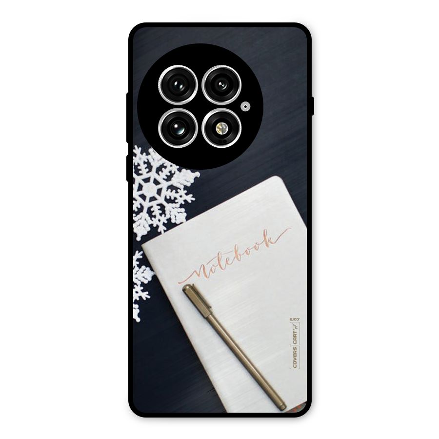 Snowflake Notebook Metal Back Case for OnePlus 13