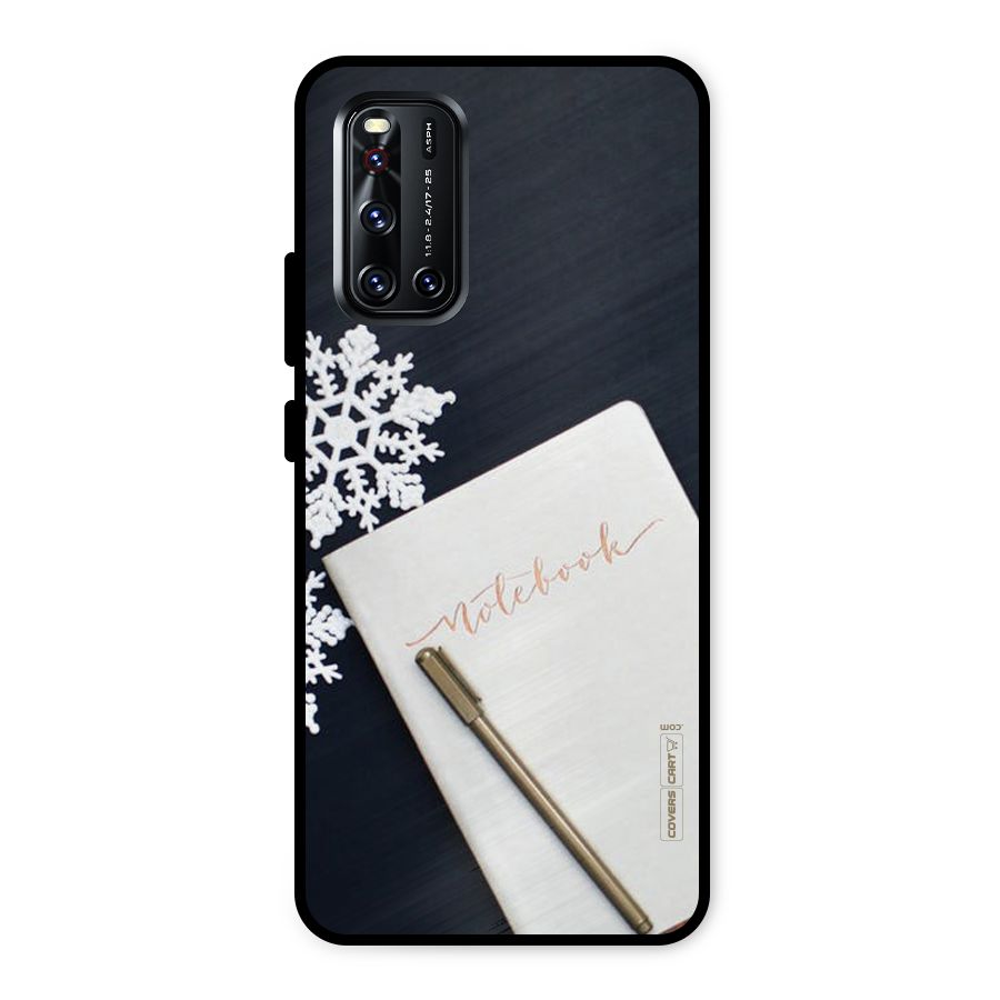 Snowflake Notebook Metal Back Case for Vivo V19