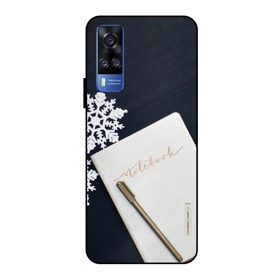 Snowflake Notebook Metal Back Case for Vivo Y51