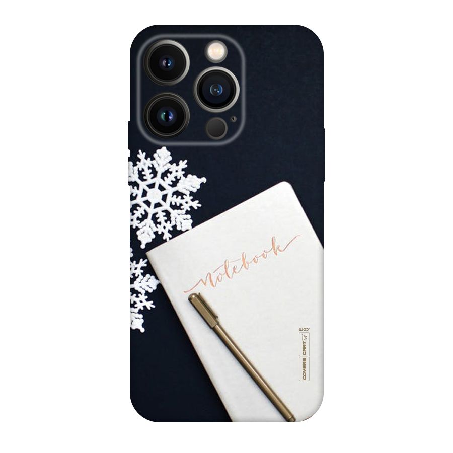 Snowflake Notebook Original Polycarbonate Back Case for iPhone 14 Pro