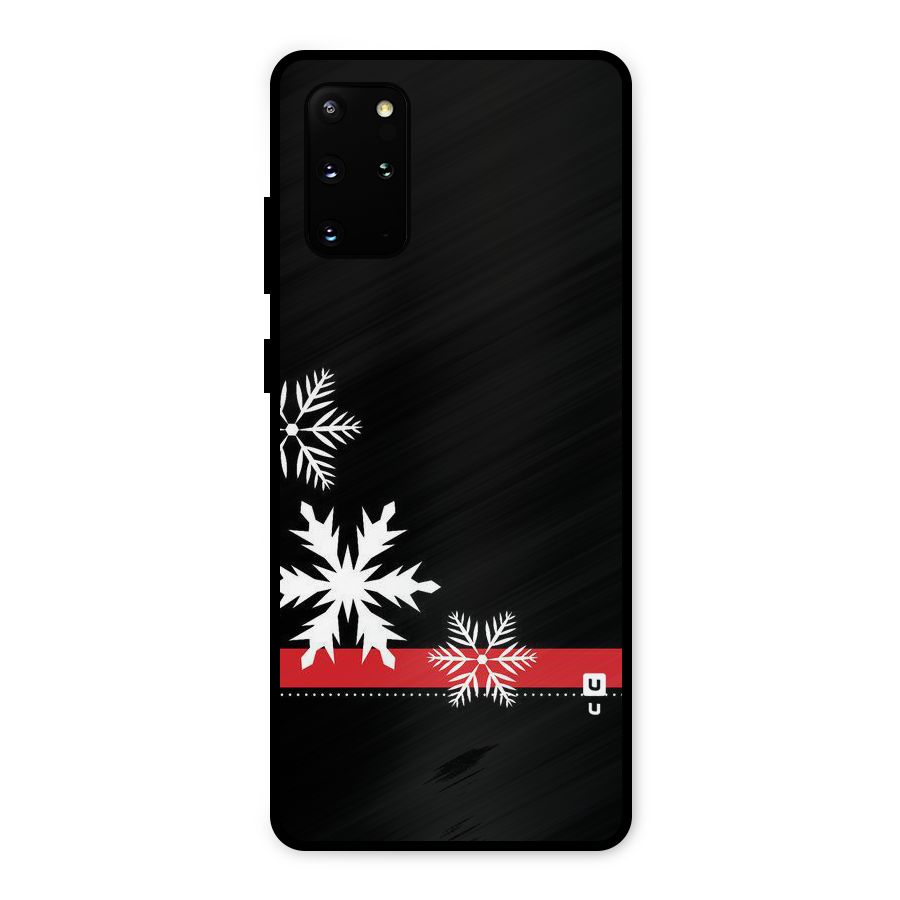 Snowflake Ribbon Metal Back Case for Galaxy S20 Plus