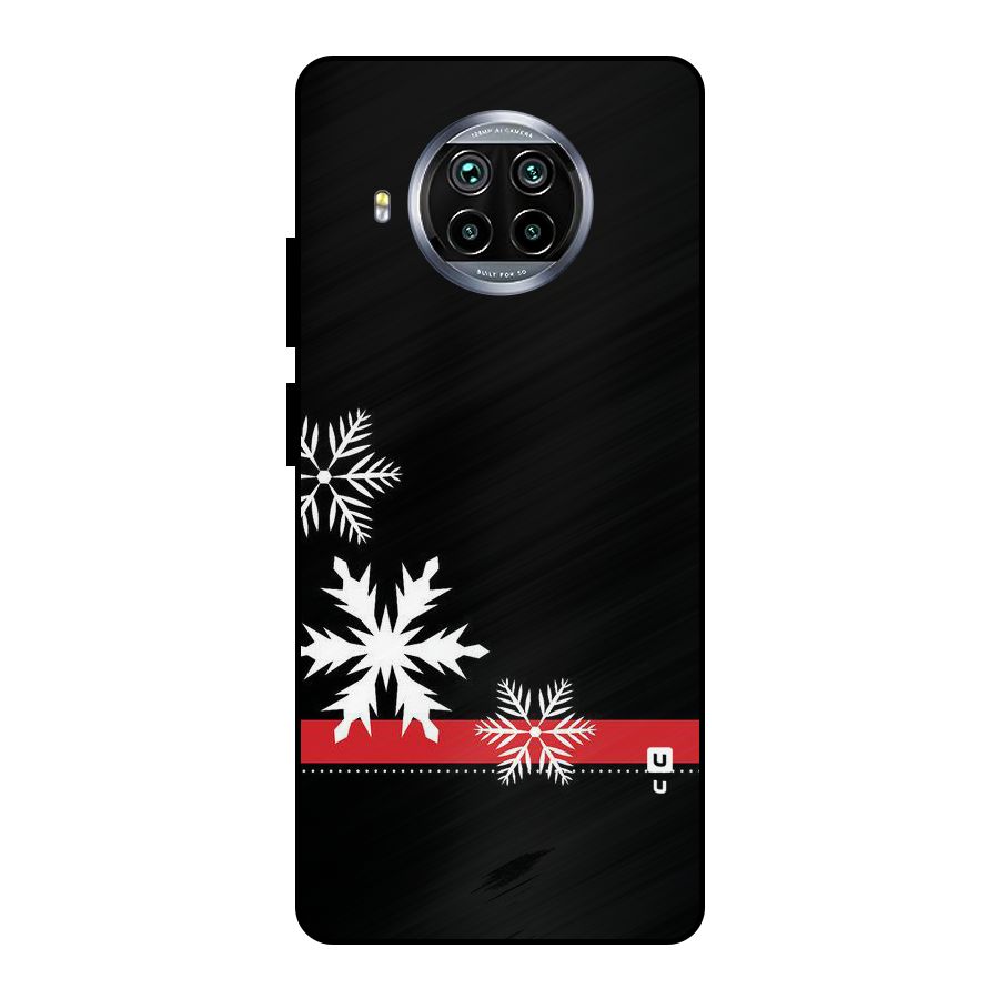 Snowflake Ribbon Metal Back Case for Mi 10i