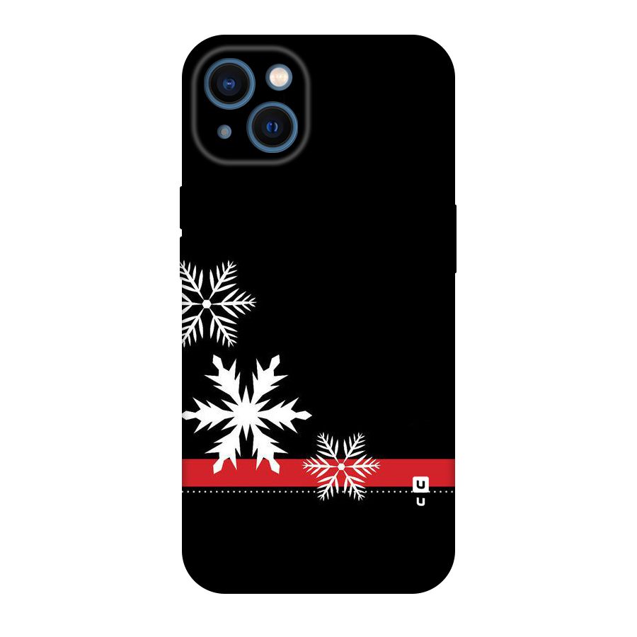 Snowflake Ribbon Original Polycarbonate Back Case for iPhone 13
