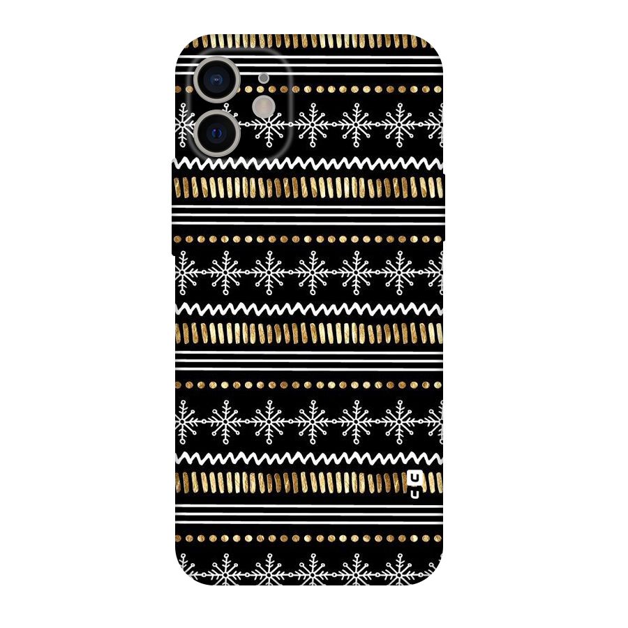 Snowflakes Gold Original Polycarbonate Back Case for iPhone 11