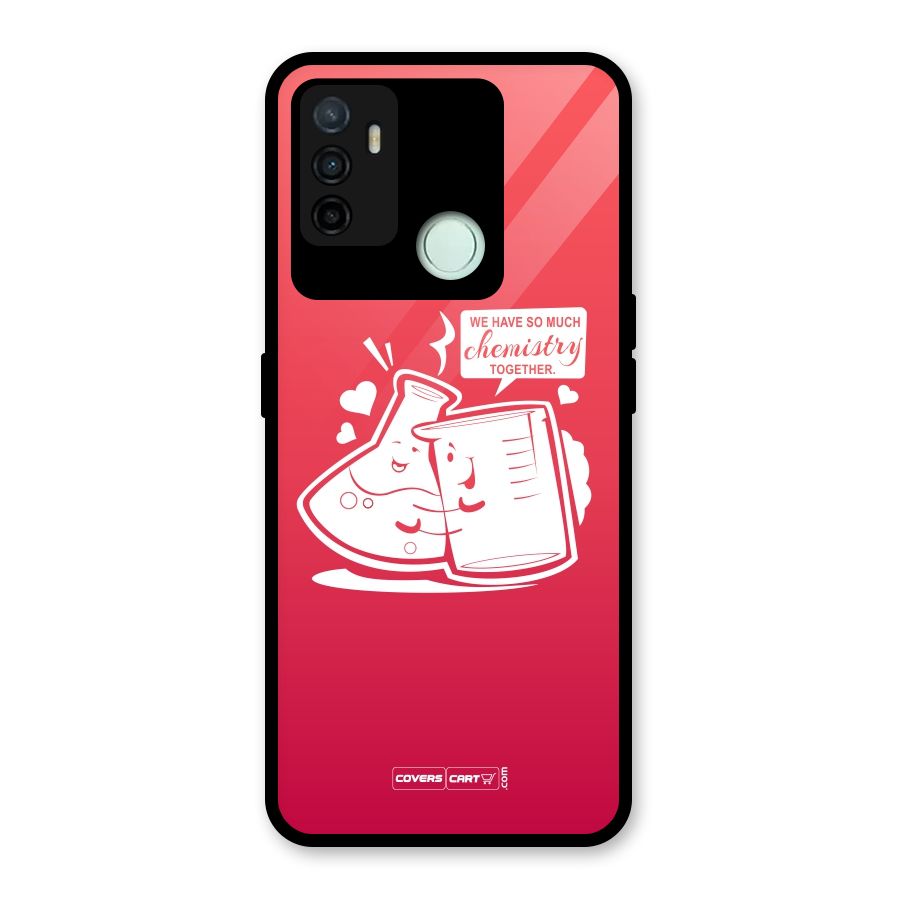 So Much Chemistry Glass Back Case for Oppo A53