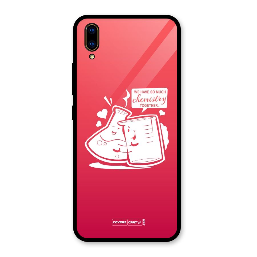 So Much Chemistry Glass Back Case for Vivo V11 Pro