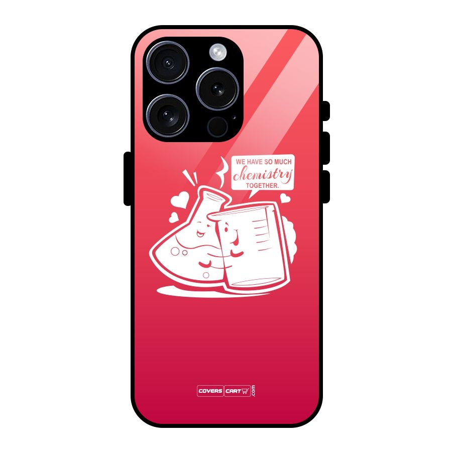 So Much Chemistry Glass Back Case for iPhone 15 Pro