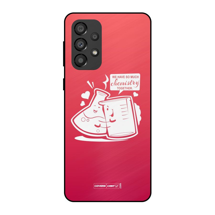 So Much Chemistry Metal Back Case for Galaxy A33 5G