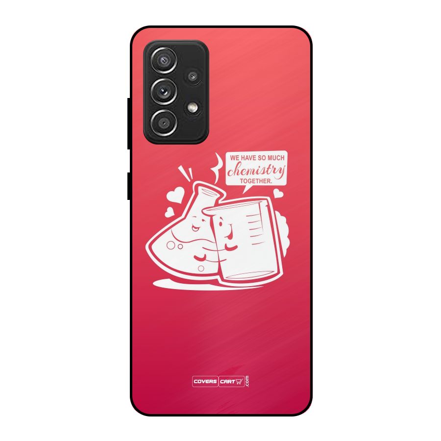 So Much Chemistry Metal Back Case for Galaxy A52s 5G
