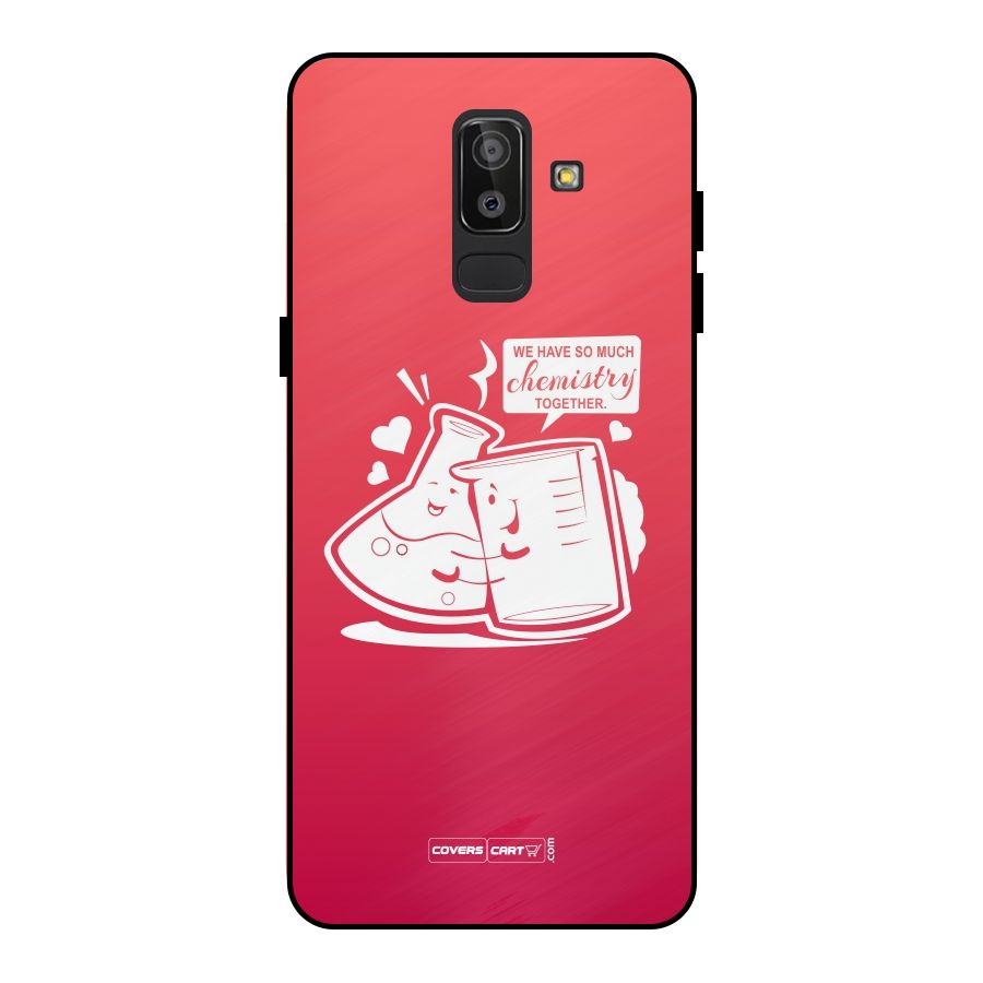 So Much Chemistry Metal Back Case for Galaxy J8