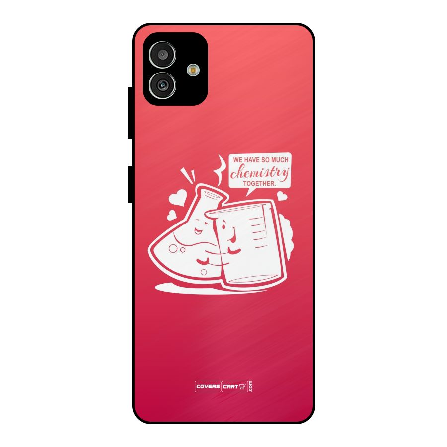 So Much Chemistry Metal Back Case for Galaxy M13 5G