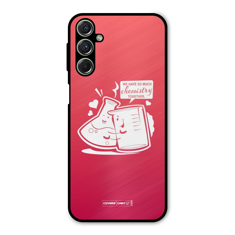 So Much Chemistry Metal Back Case for Galaxy M34
