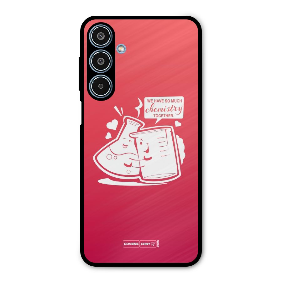 So Much Chemistry Metal Back Case for Galaxy M35