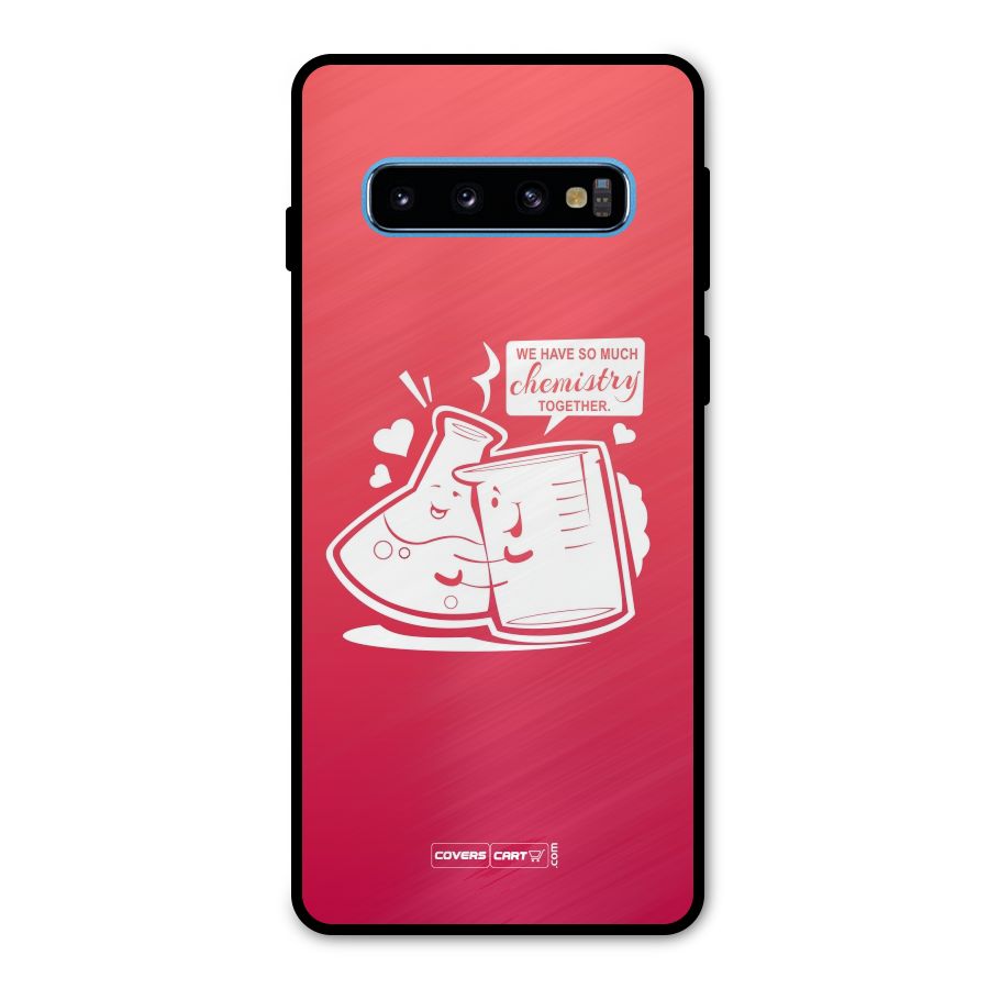 So Much Chemistry Metal Back Case for Galaxy S10