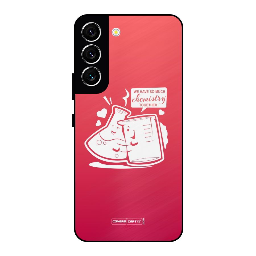 So Much Chemistry Metal Back Case for Galaxy S22 5G