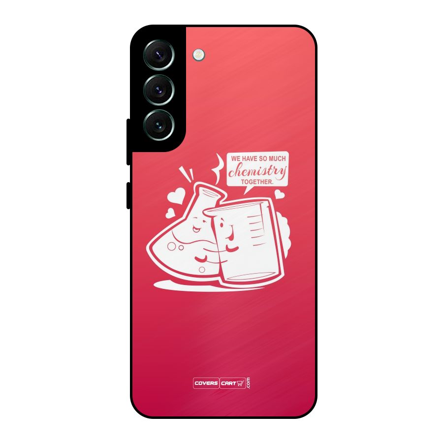 So Much Chemistry Metal Back Case for Galaxy S22 Plus 5G