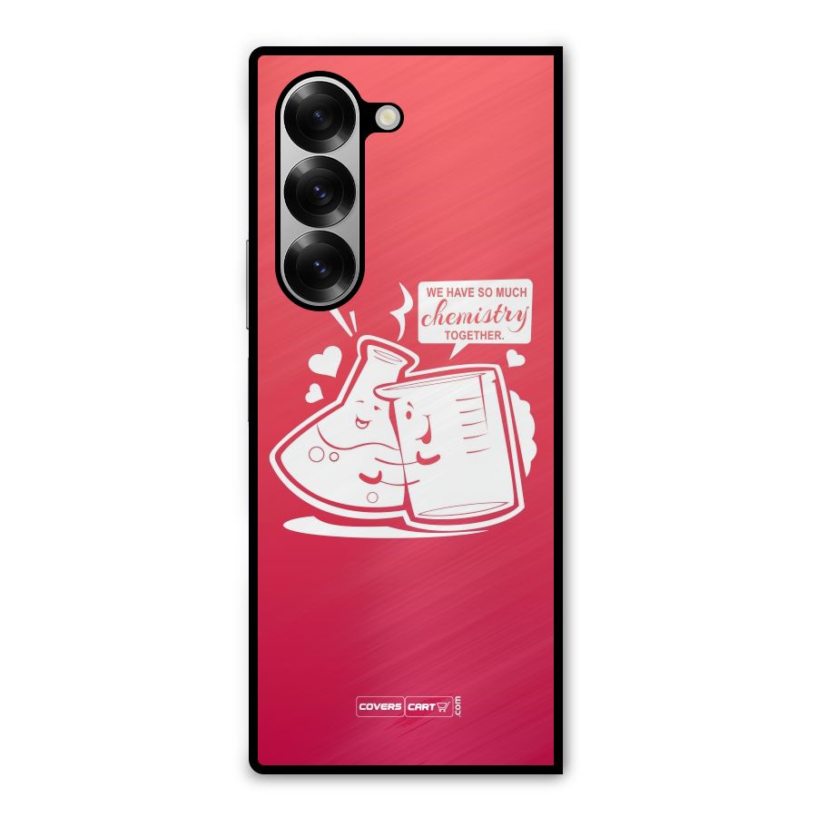So Much Chemistry Metal Back Case for Galaxy Z Fold6