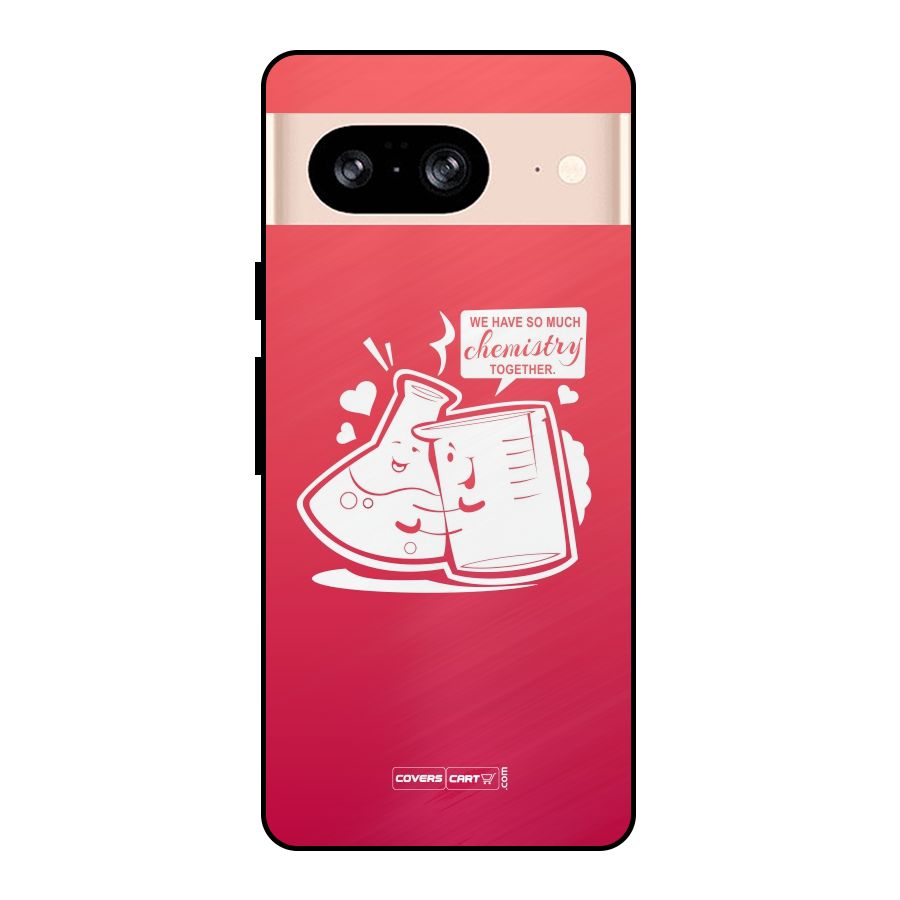 So Much Chemistry Metal Back Case for Google Pixel 8