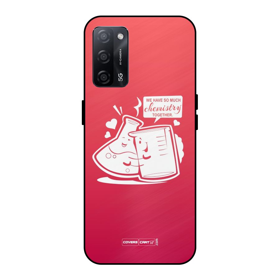 So Much Chemistry Metal Back Case for Oppo A53s 5G