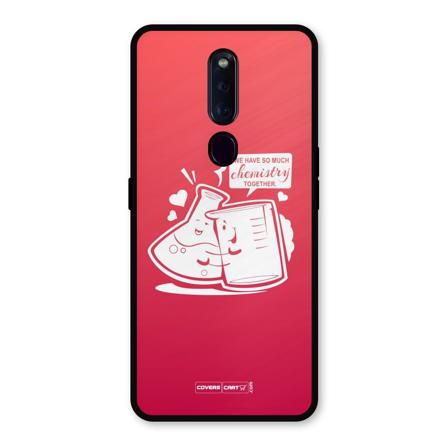 So Much Chemistry Metal Back Case for Oppo F11 Pro