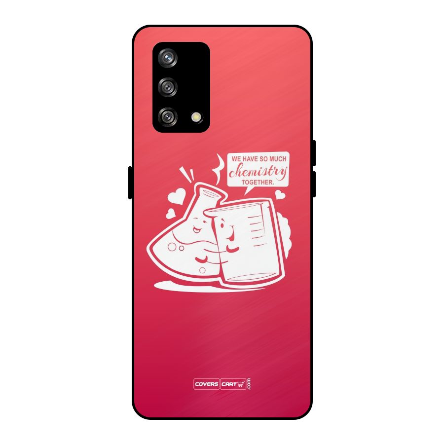 So Much Chemistry Metal Back Case for Oppo F19