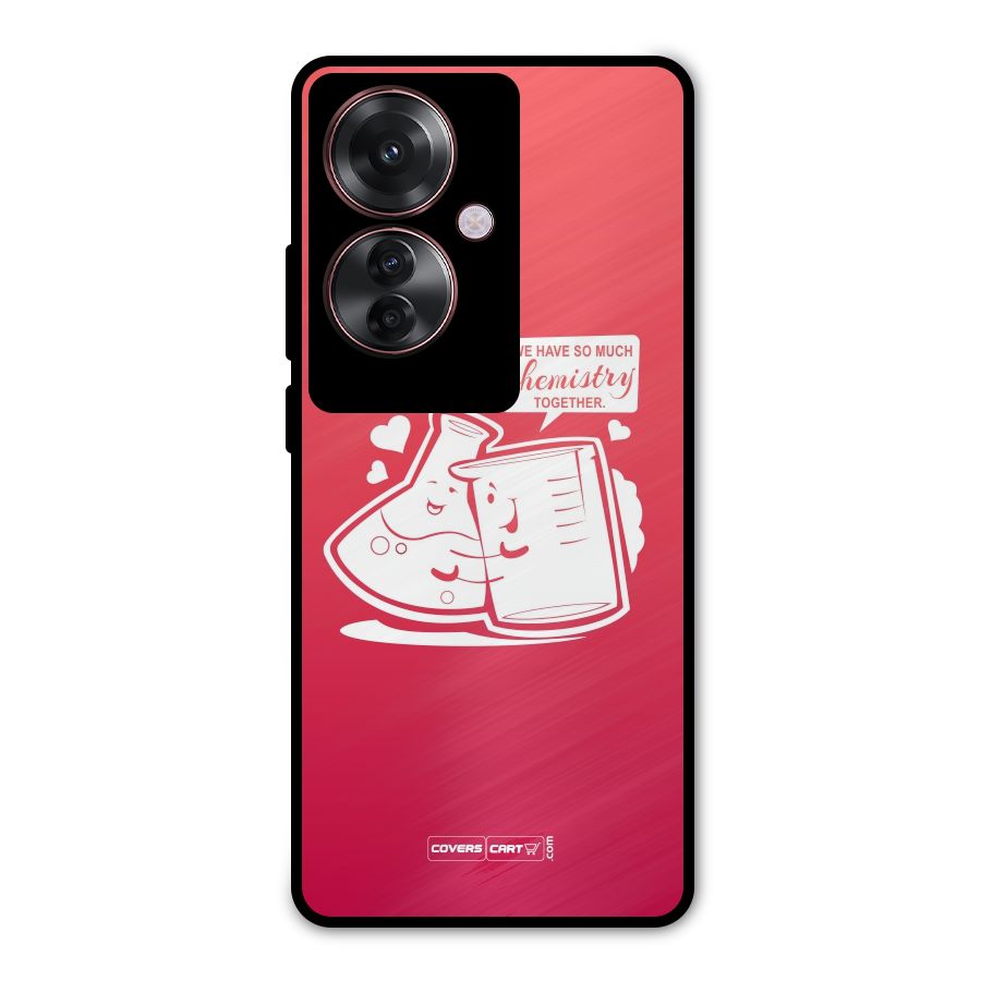 So Much Chemistry Metal Back Case for Oppo F25 Pro