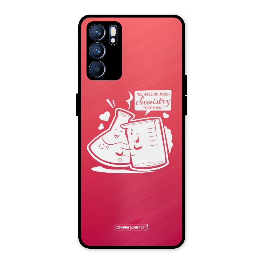 So Much Chemistry Metal Back Case for Oppo Reno6 5G