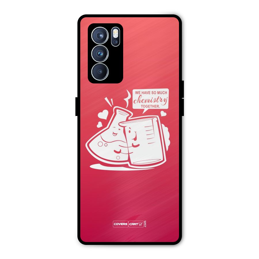 So Much Chemistry Metal Back Case for Oppo Reno6 Pro 5G