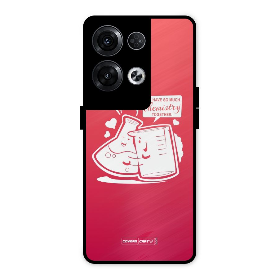 So Much Chemistry Metal Back Case for Oppo Reno8 Pro 5G