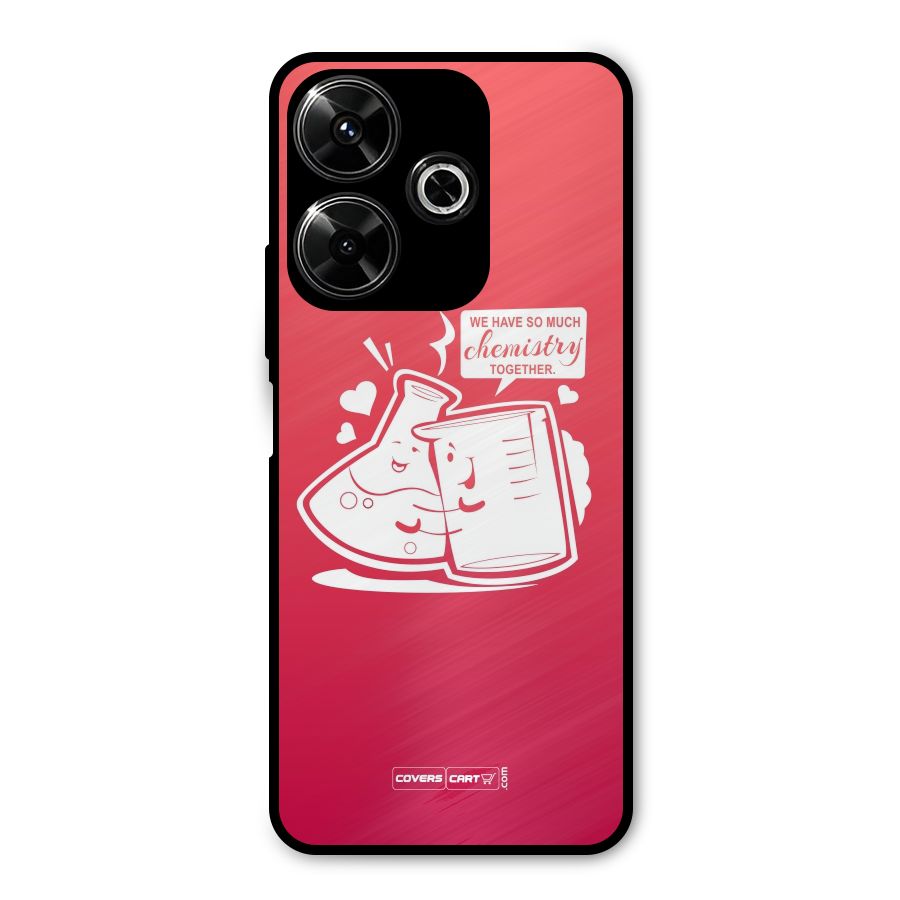 So Much Chemistry Metal Back Case for Poco M6 Plus
