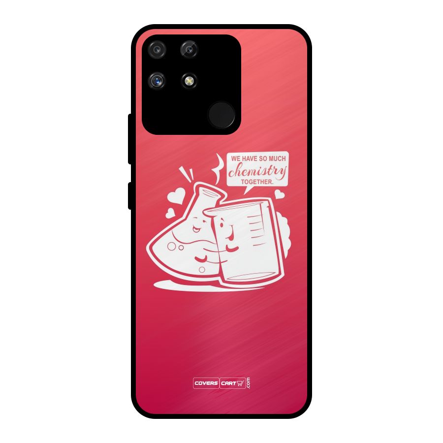 So Much Chemistry Metal Back Case for Realme Narzo 50A