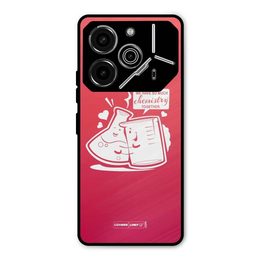 So Much Chemistry Metal Back Case for Tecno Pova 6 Pro