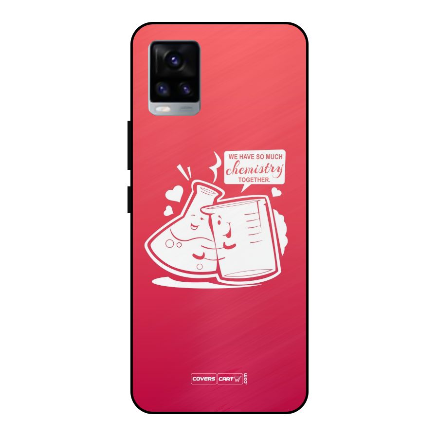 So Much Chemistry Metal Back Case for Vivo V20 2021