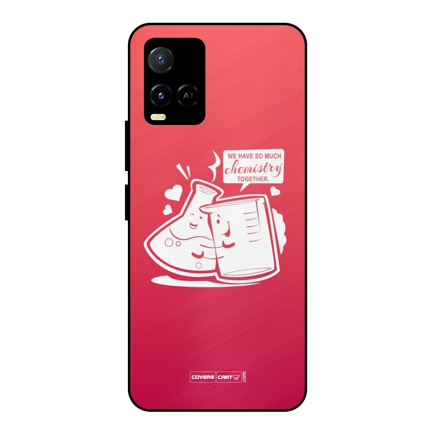 So Much Chemistry Metal Back Case for Vivo Y21