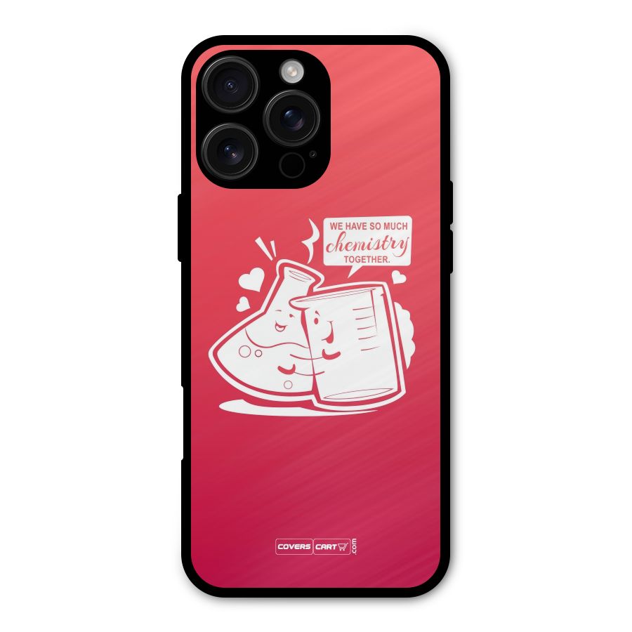 So Much Chemistry Metal Back Case for iPhone 16 Pro Max