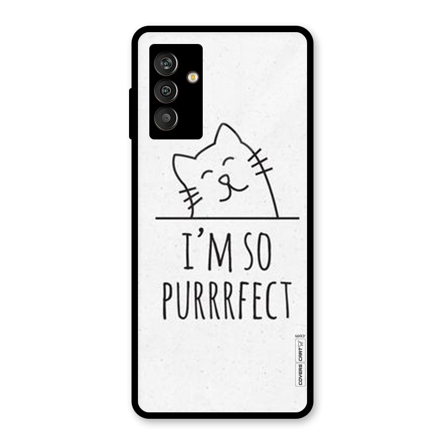 So Purrfect Glass Back Case for Galaxy M13