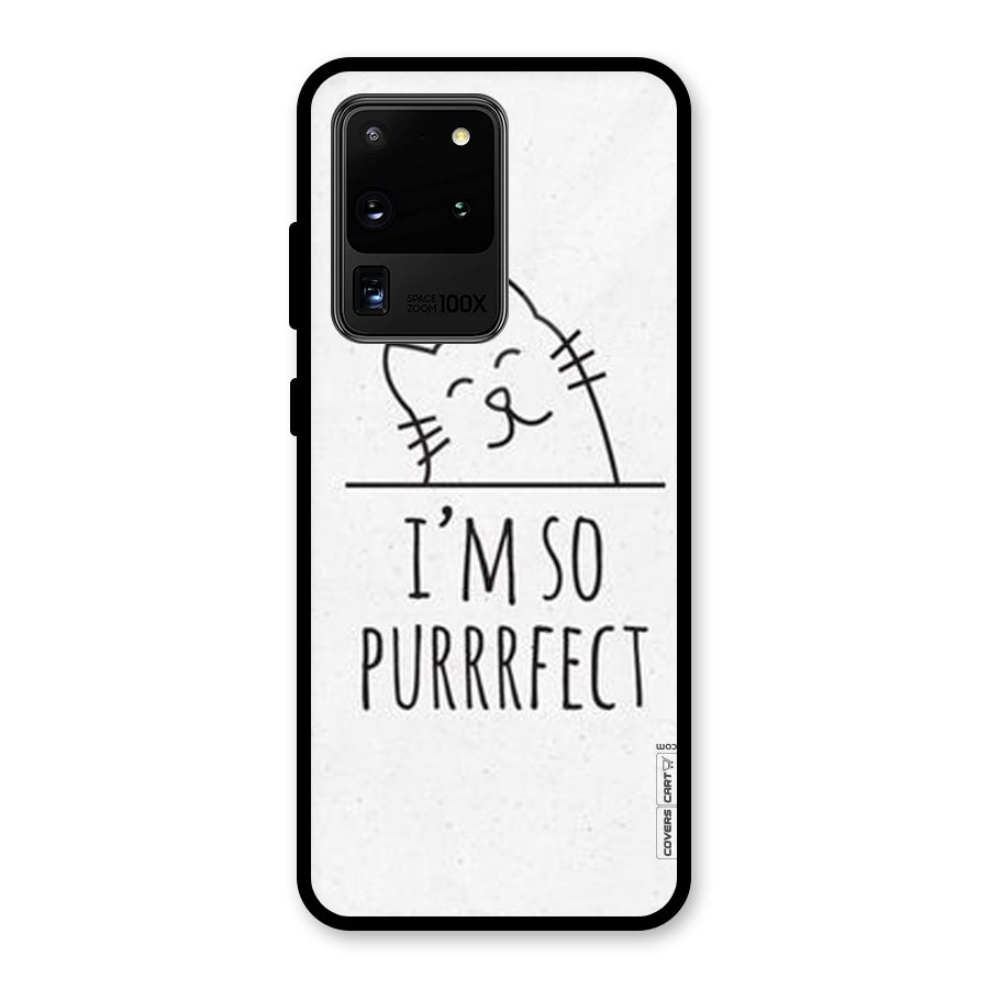 So Purrfect Glass Back Case for Galaxy S20 Ultra