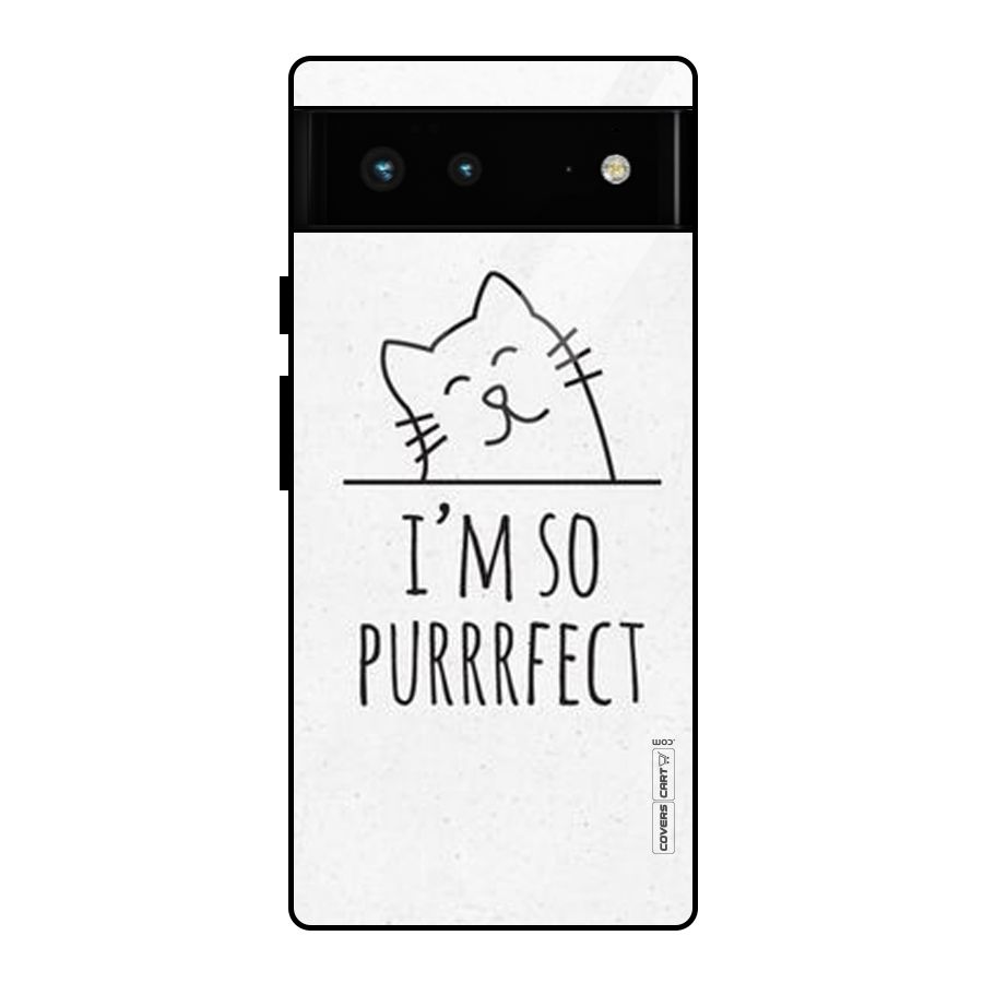 So Purrfect Glass Back Case for Google Pixel 6