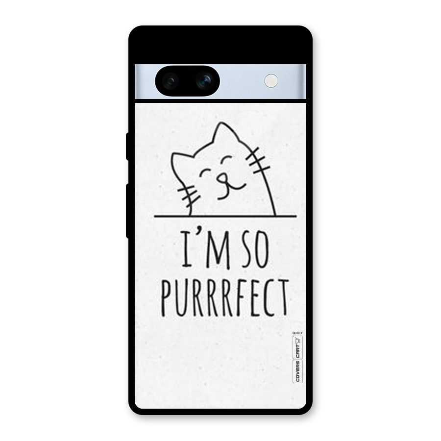 So Purrfect Glass Back Case for Google Pixel 7a