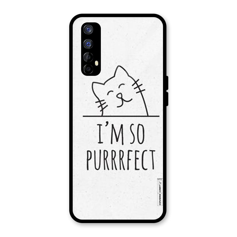 So Purrfect Glass Back Case for Realme 7