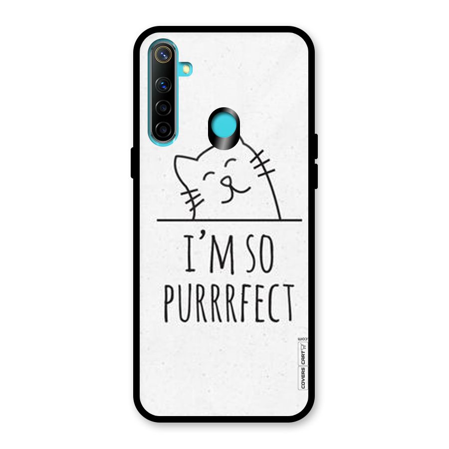 So Purrfect Glass Back Case for Realme Narzo 10
