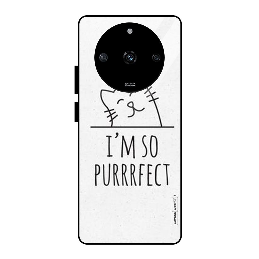 So Purrfect Glass Back Case for Realme Narzo 60 5G