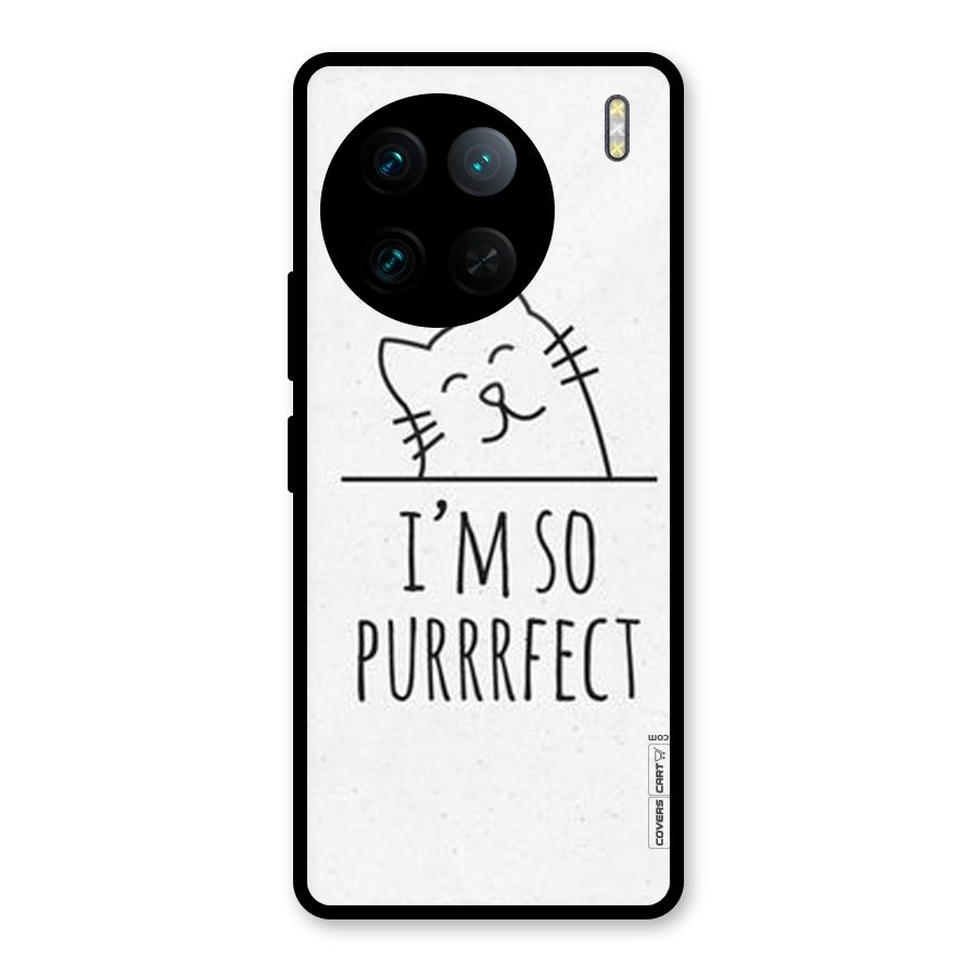 So Purrfect Glass Back Case for Vivo X90 Pro